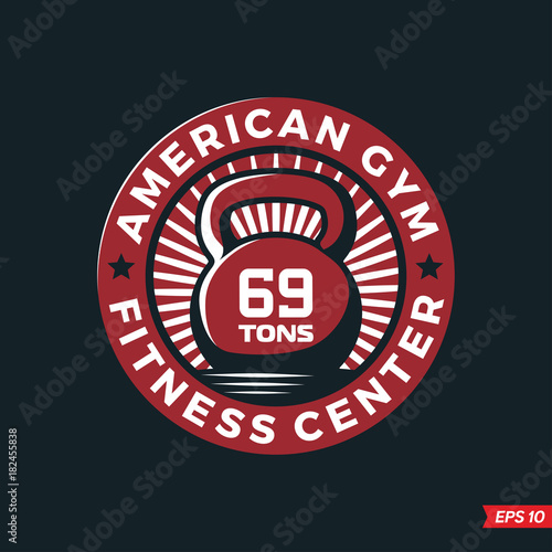 Modern vector professional logo emblem fitness gym