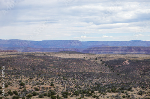 An aerial view of the West Rim in Arizona