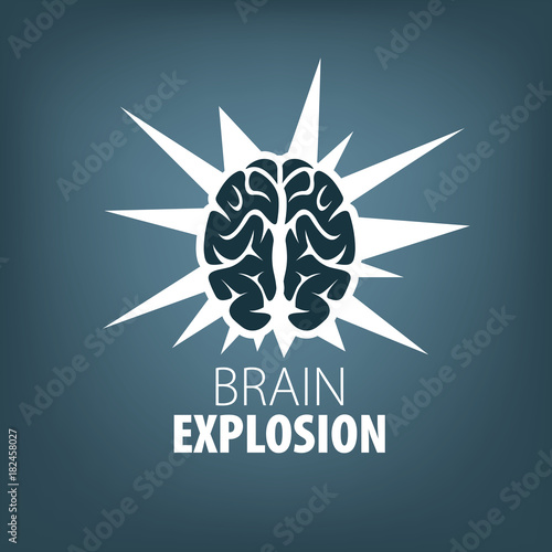 Vector brain logo
