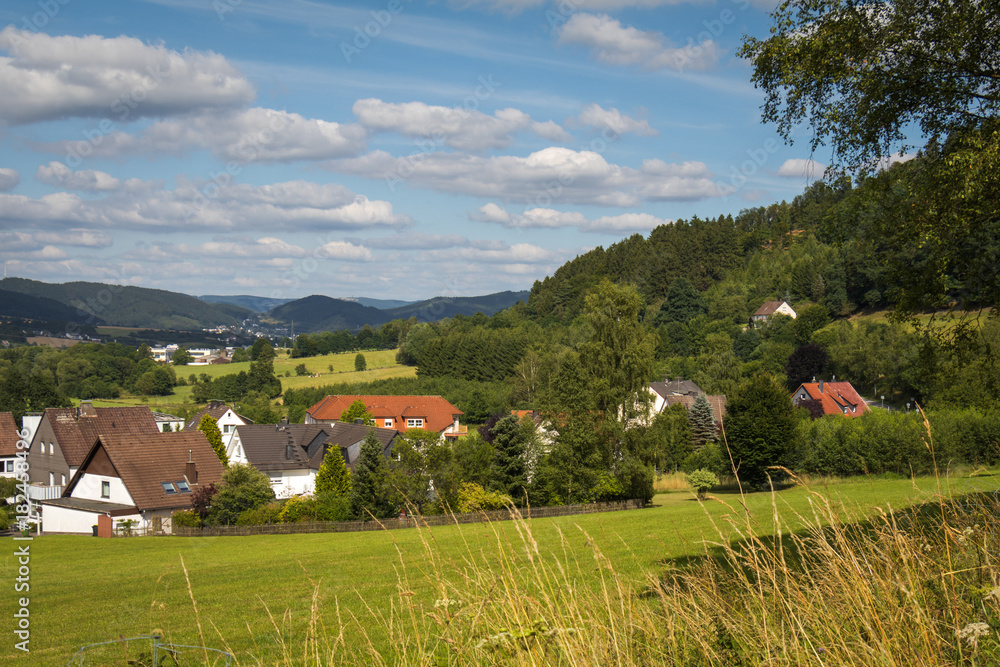 Naklejka premium Herscheid im Sommer