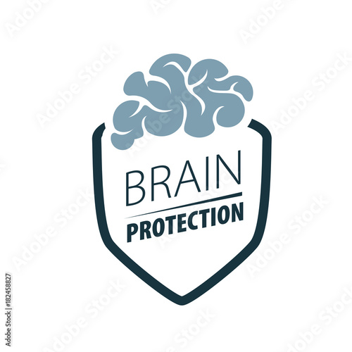 Vector brain logo