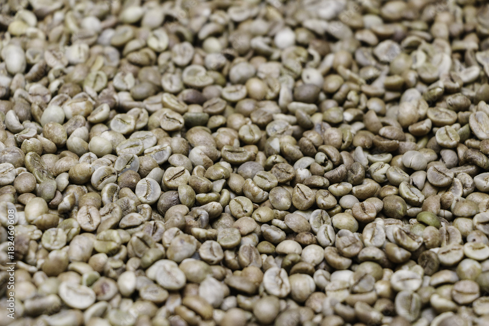 The background is green coffee The background is green coffee