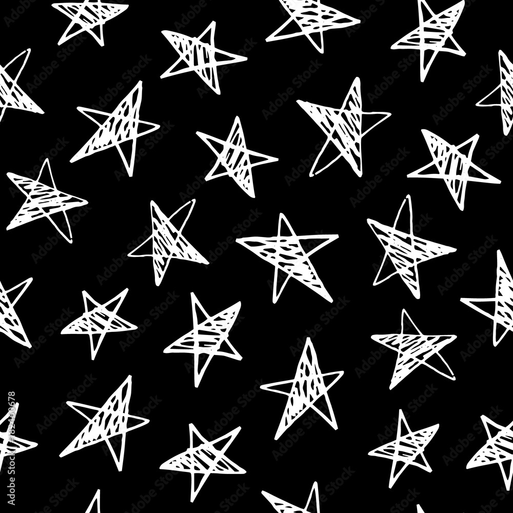 Obraz premium seamless pattern with stars.