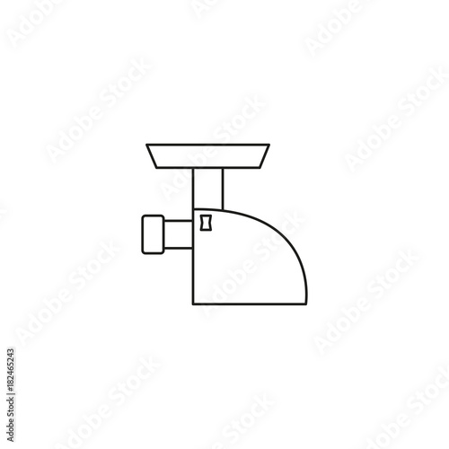 meat grinder line icon