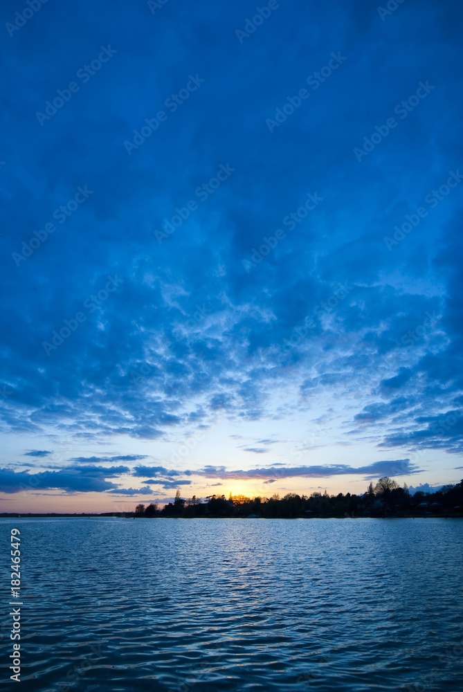 Sunset over Oulton Broad.