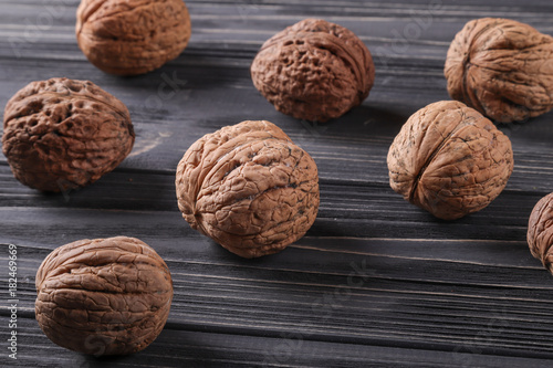 pattern of many walnuts