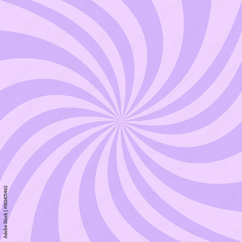 Abstract swirl background from light purple twisted spiral ray stripes - vector  design Stock Vector | Adobe Stock
