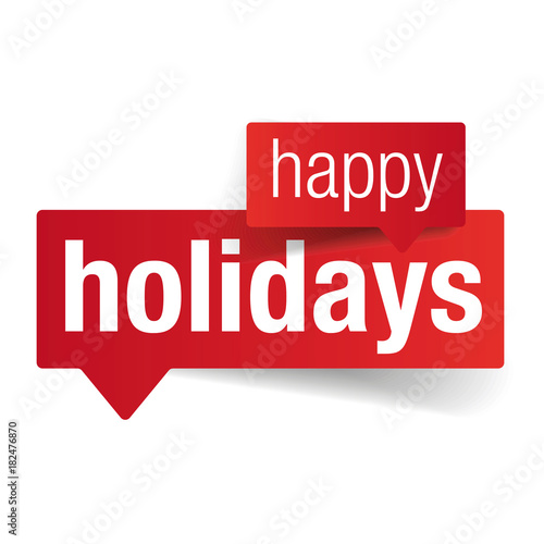 Happy Holidays greeting card