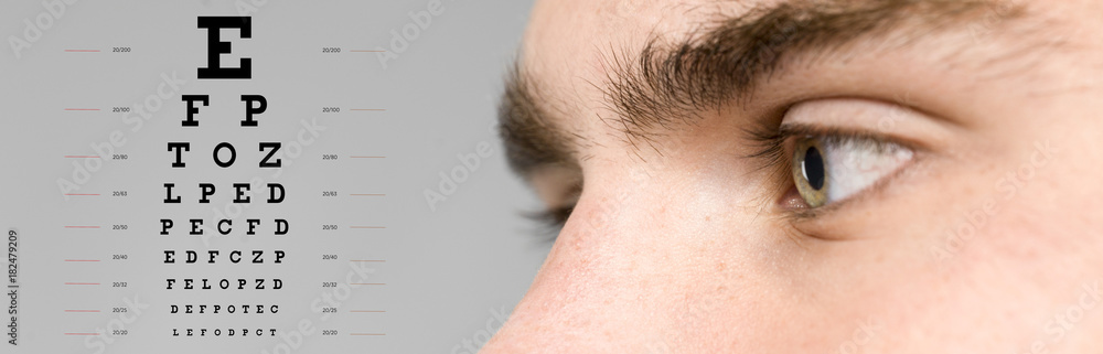 Obraz premium eye doctor test chart