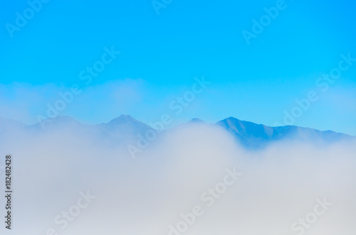 Morning mist in the National Park © novolodskiy