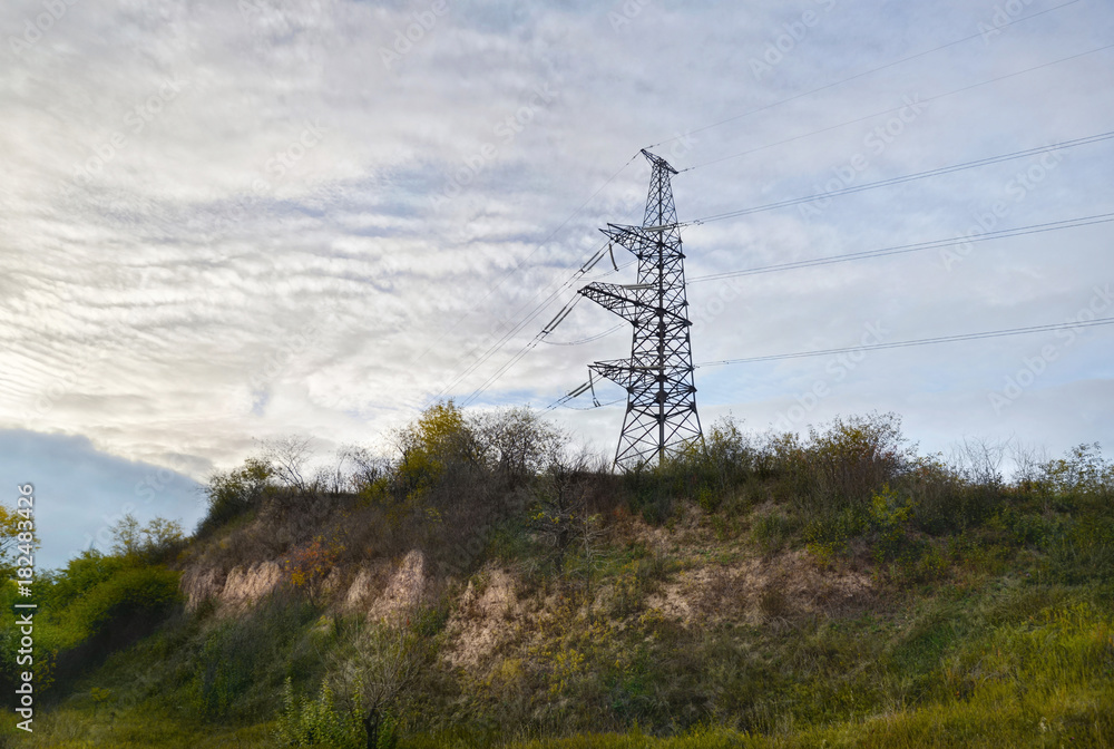 Overhead line for general transmission of electric power Overhead line for general transmission of electric power