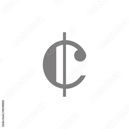 Isolated musical note, Cut time icon. Web element. Premium quality graphic design. Signs symbols collection, simple icon for websites, web design, mobile app, info graphics