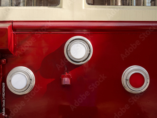 Vintage steam powered train