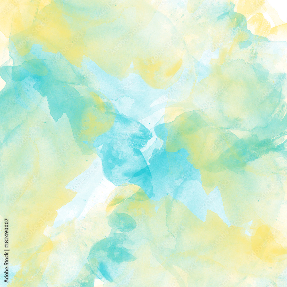 Abstract beautiful Colorful watercolor  painting  background, Colorful brush background.