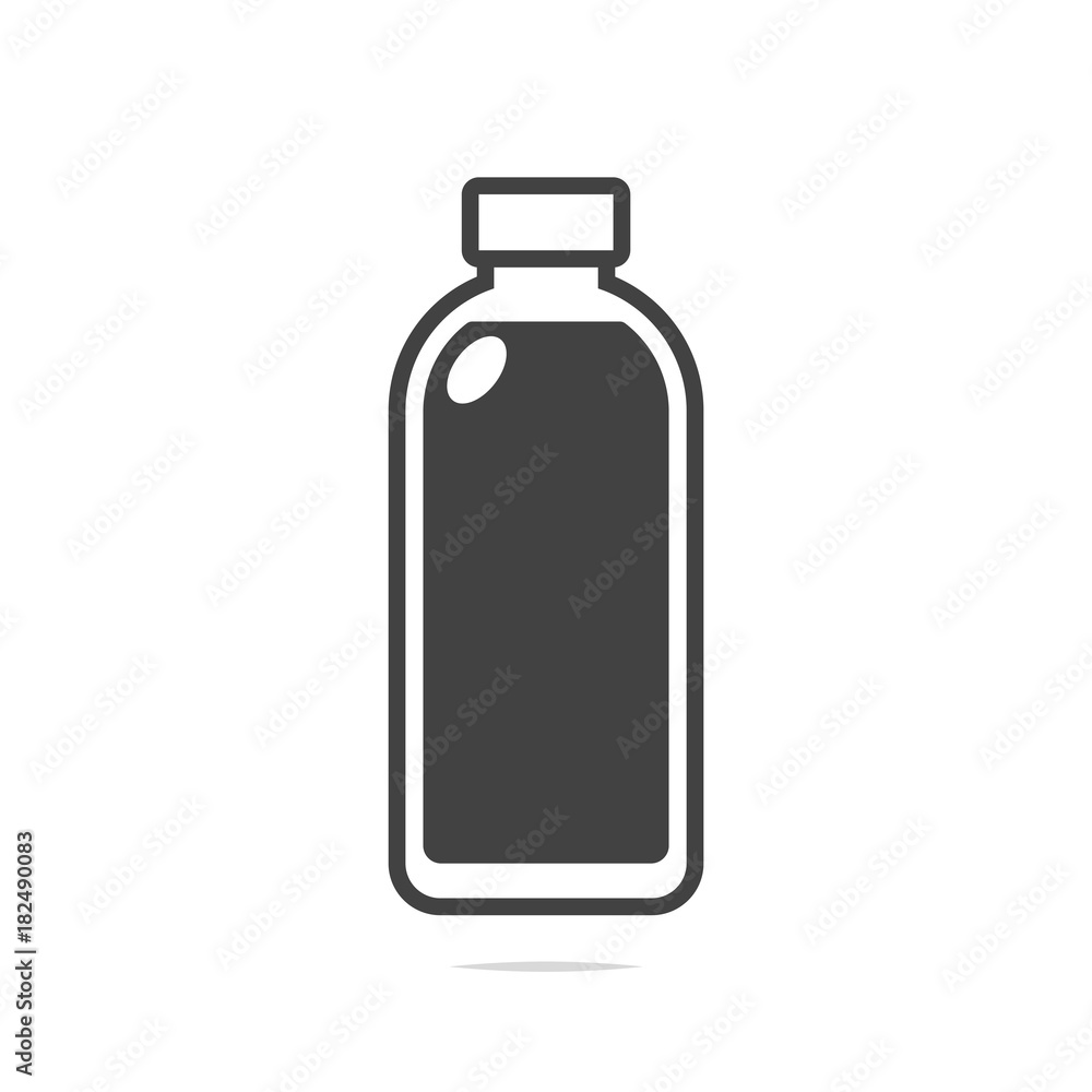 Bottle of water vector icon