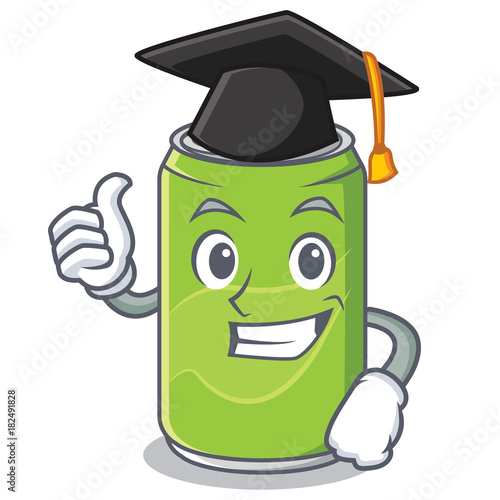 Graduation soft drink character cartoon