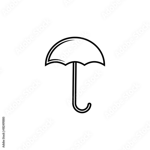 Umbrella line icon photo