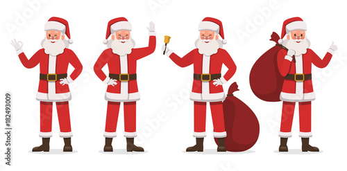 Santa Claus character vector design. no2