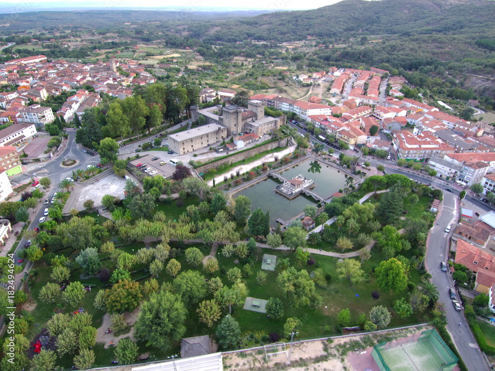Jarandilla de la Vera, pueblo de Cáceres, en la comunidad autónoma de Extremadura (España)
