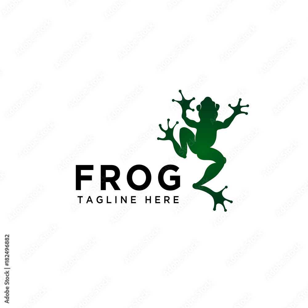 Frog creep logo Frog creep logo
