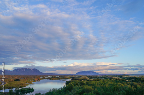 Beautiful Hofdi Nature Park in Iceland. © pulpitis17
