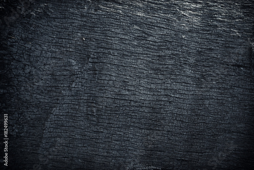 Burnt wood texture