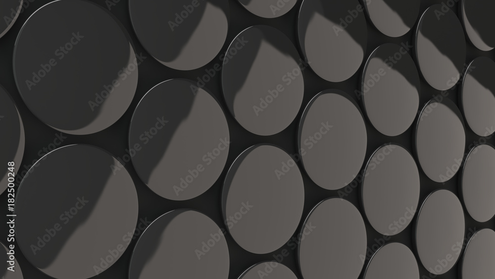 Blank black badge on black background Blank black badge on black background