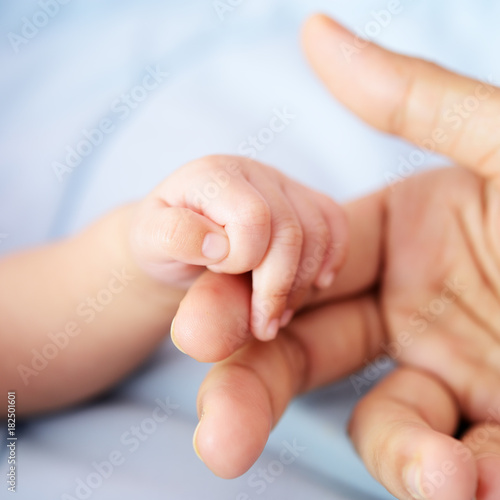New born baby hand