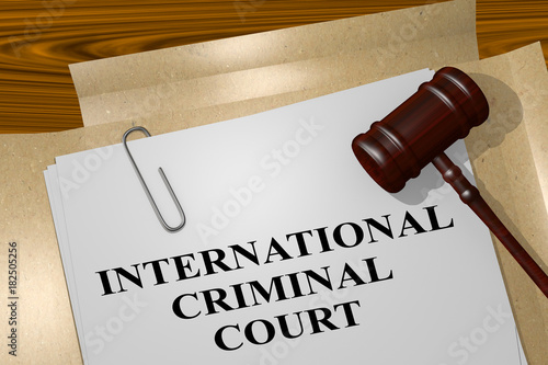 International Criminal Court concept photo