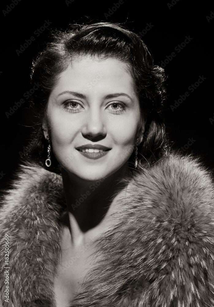 smiling pretty lady portrait smiling pretty lady portrait