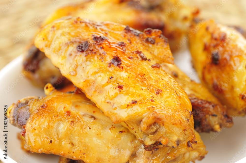 Roast chicken wings Roast chicken wings