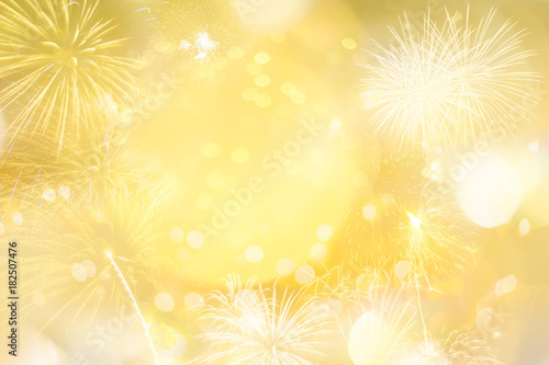 Gold glitter Christmas abstract background