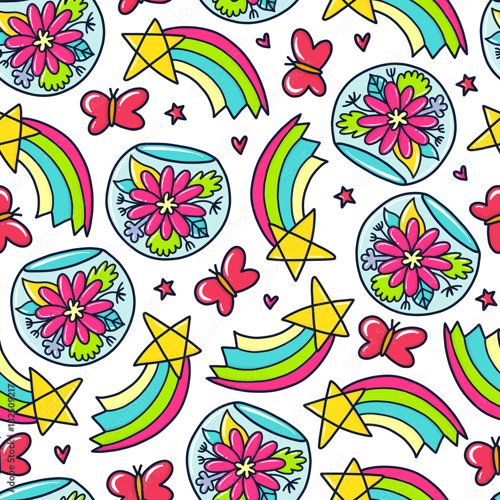 vector doodles pattern vector doodles pattern