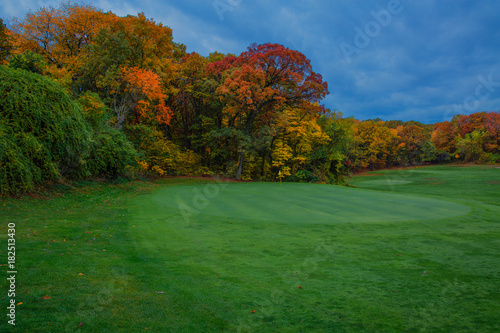 Fall colors golf course