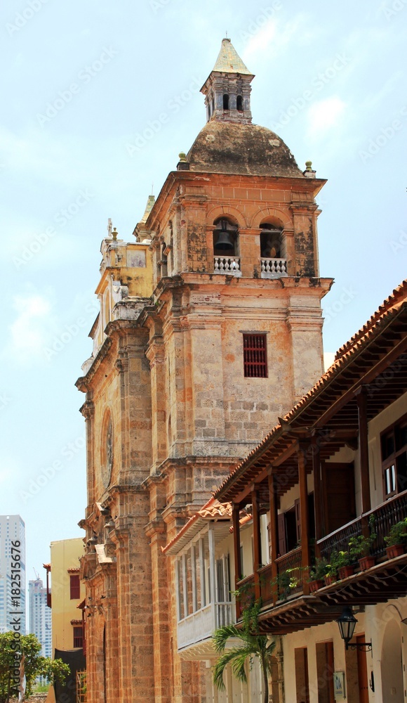 Häuser und Fassaden in Cartagena de Indias