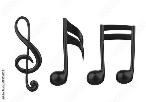 Photography Music Notes Isolated
