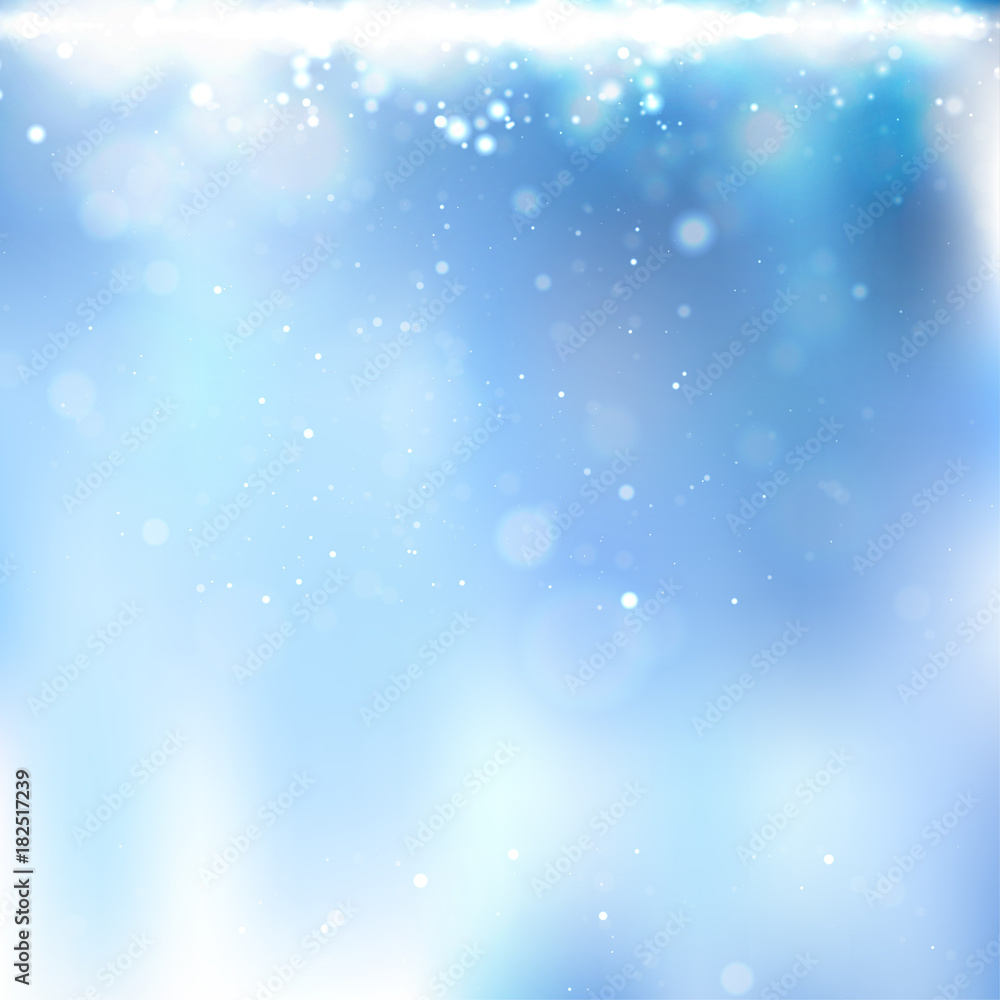 Winter Blurred Background