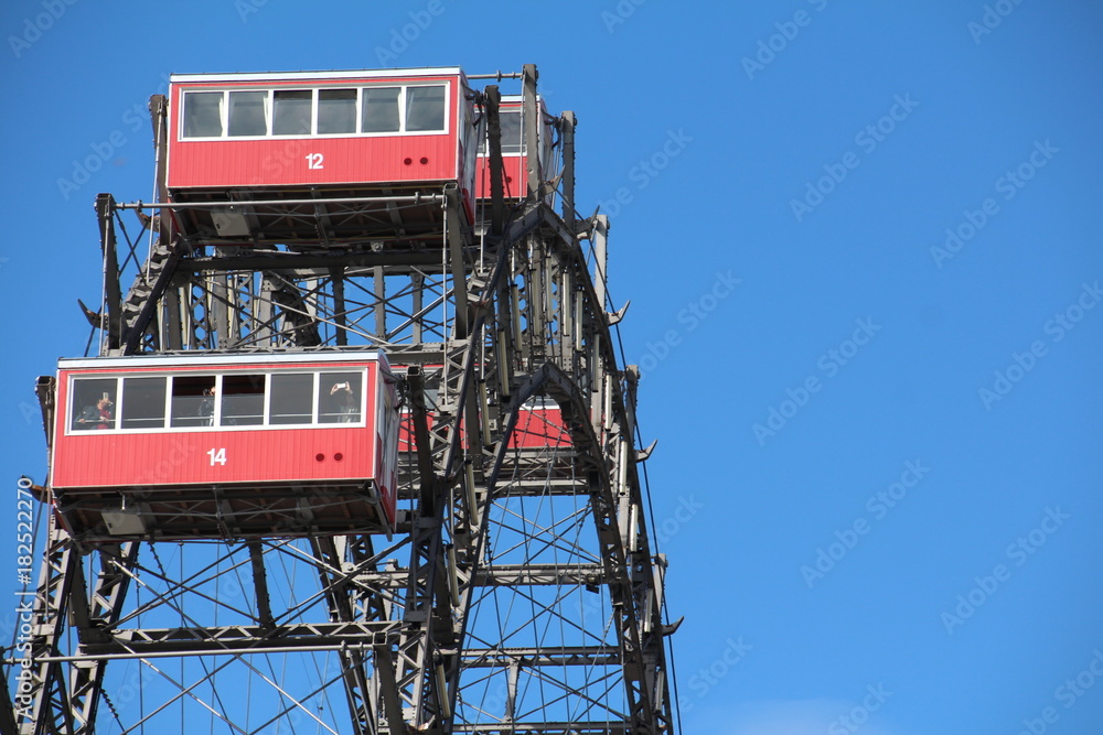 Fototapeta premium Riesenrad am Prater in Wien