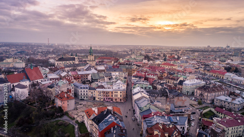 Miasto Lublin z lotu ptaka © Aleksander