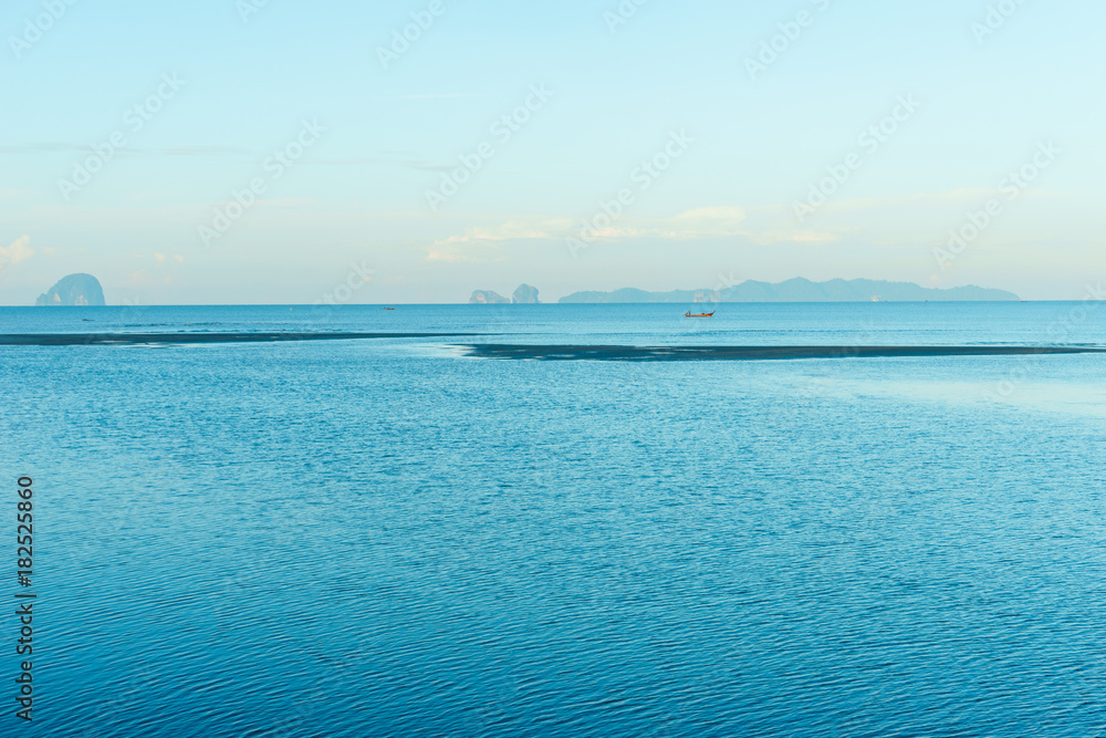 colorful at the sea landscape