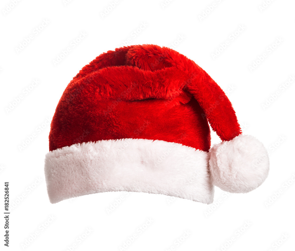 Santa Claus helper hat isolated on white background Santa Claus helper hat isolated on white background