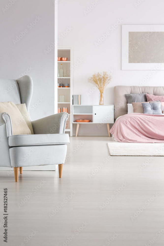 Open space pastel master bedroom Open space pastel master bedroom