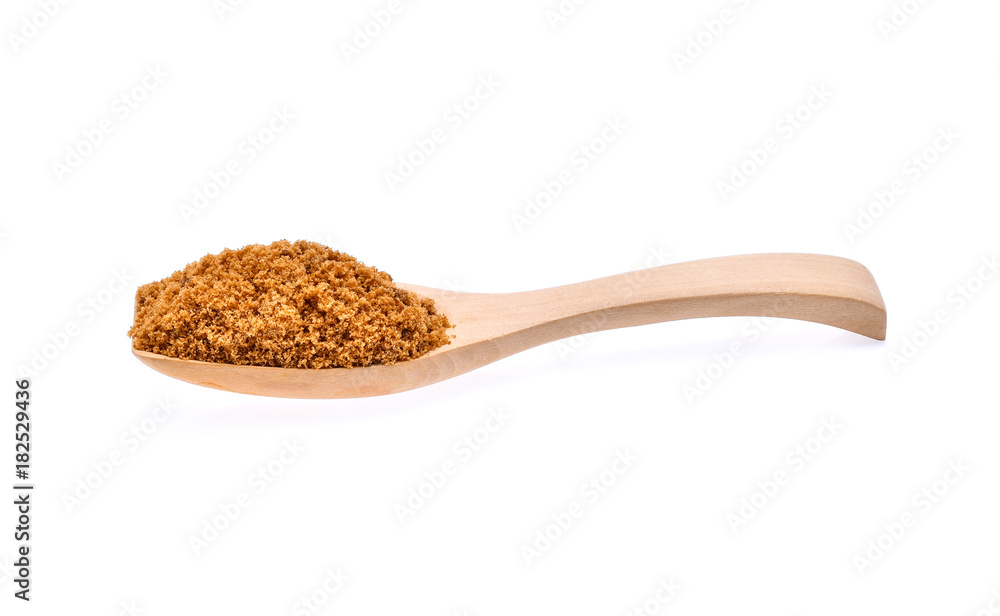 brown sugar isolated on white background brown sugar isolated on white background