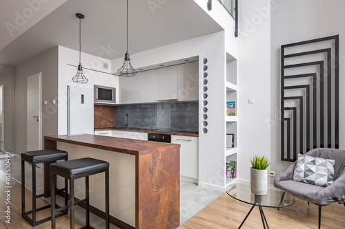 Apartment with functionl open kitchen