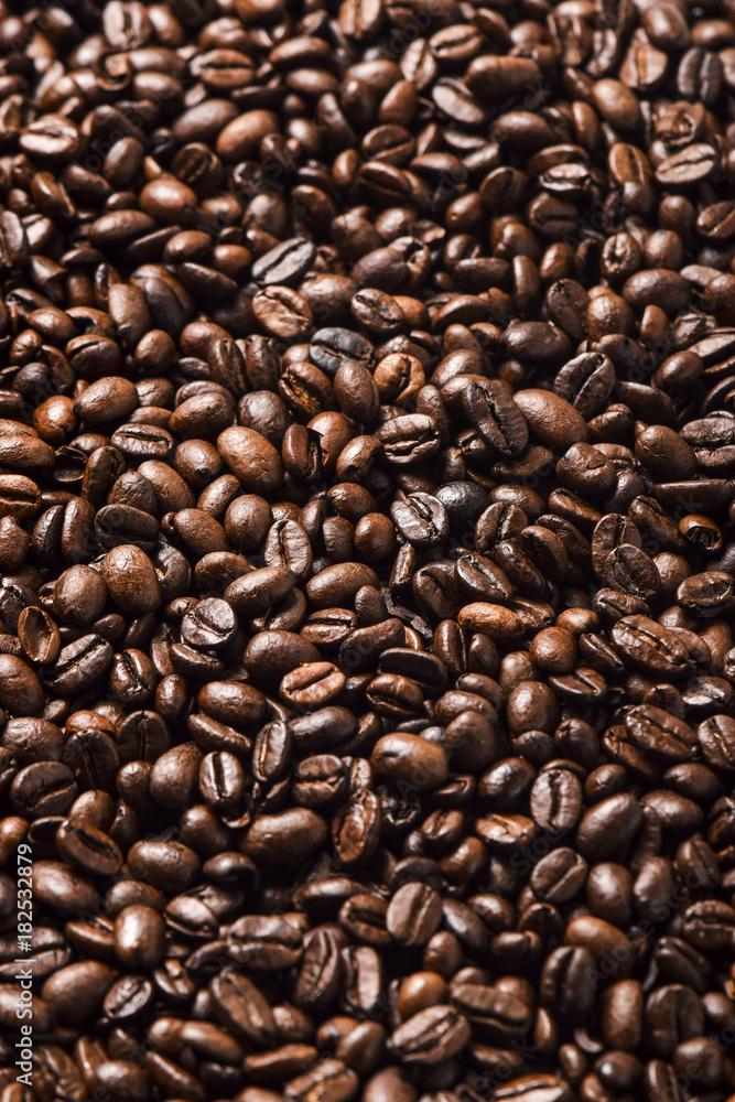 Obraz premium Kaffeebohnen Hochformat