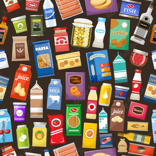 Food seamless pattern