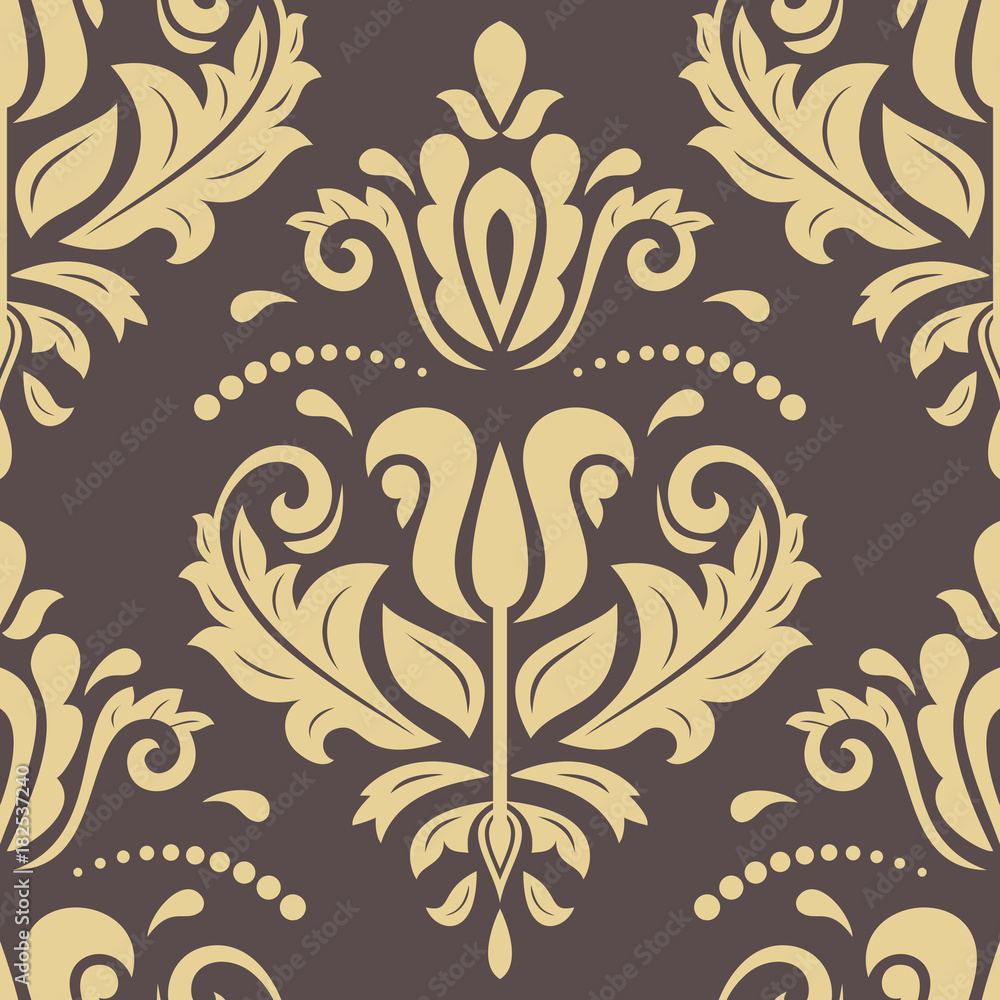 Orient vector classic pattern. Seamless abstract background with repeating elements. Orient golden background Orient vector classic pattern. Seamless abstract background with repeating elements. Orient golden background