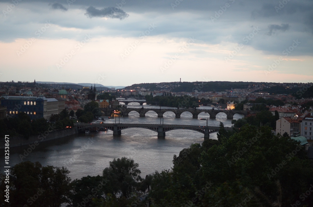Bridge over the Vltava river
