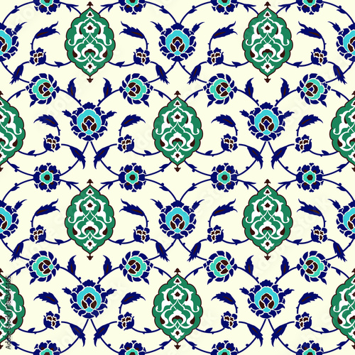 Turkish Motif Seamless Pattern