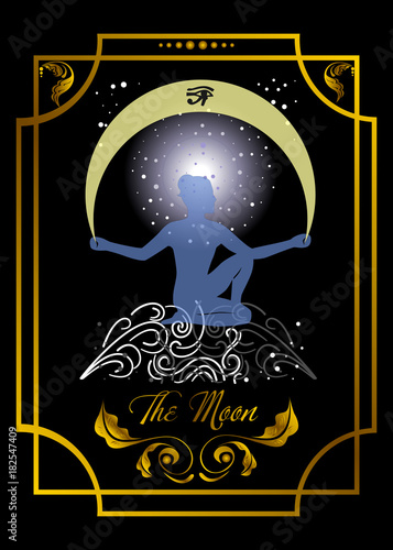 the moon card
